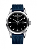 Breitling Transocean Day & Date 42mm Automatic Black Dial Blue Mesh Bracelet Mens Watch - A4531012/BB69/280S/ A20S.1 Buy Now By Breitling