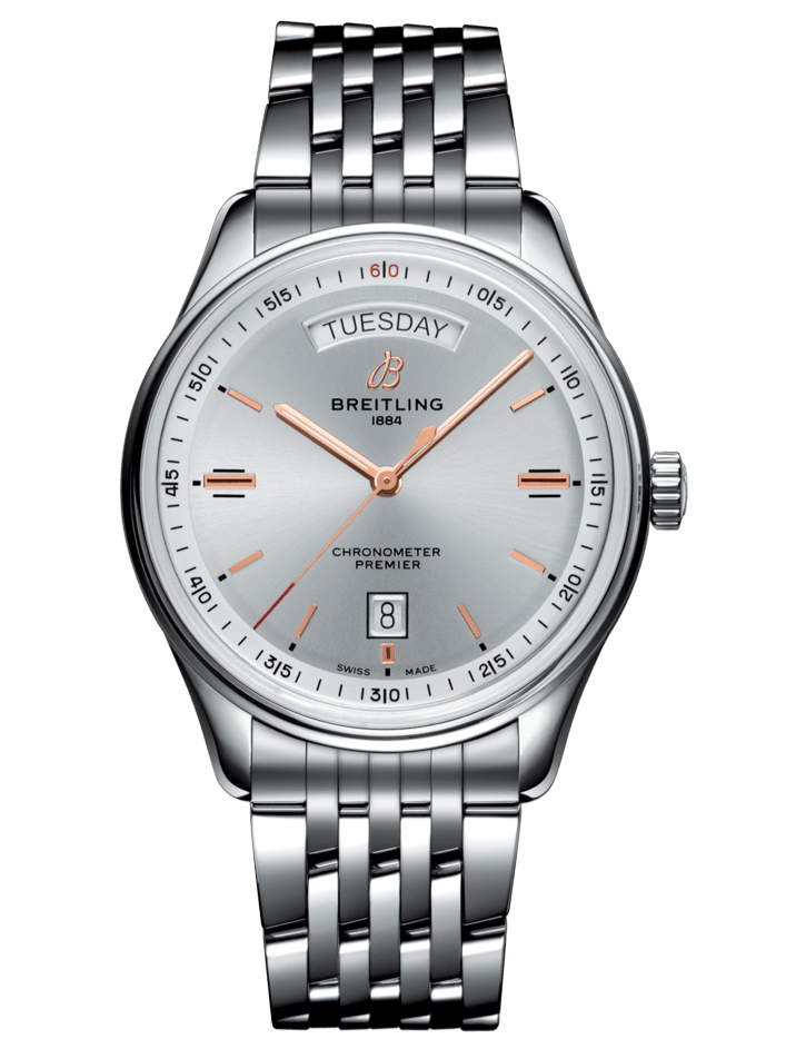 Breitling Premier Automatic Day & Date 40mm Stainless Steel Mens Watch - A45340211G1A1 Buy Now By Breitling