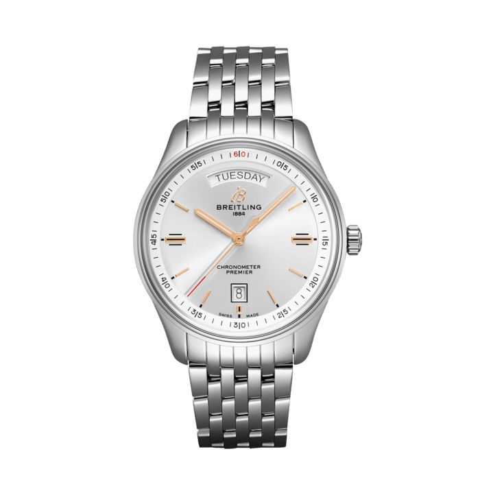 Breitling Premier Automatic Day & Date 40mm Stainless Steel Mens Watch - A45340211G1A1 Buy Now By Breitling