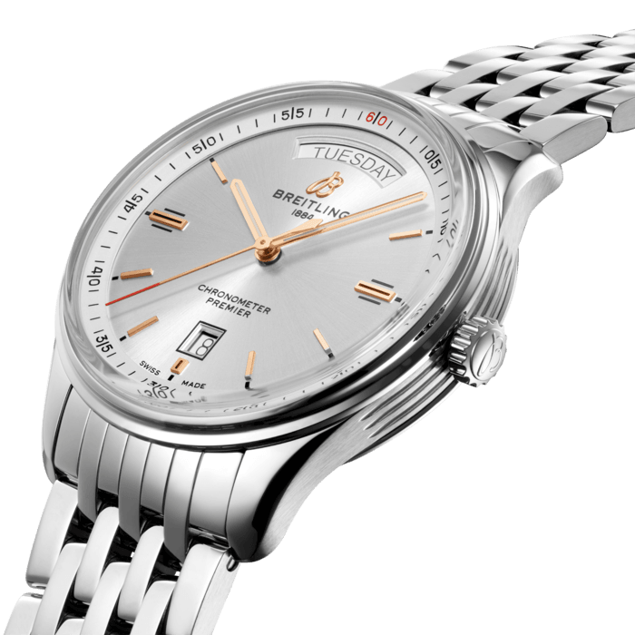 Breitling Premier Automatic Day & Date 40mm Stainless Steel Mens Watch - A45340211G1A1 Buy Now By Breitling