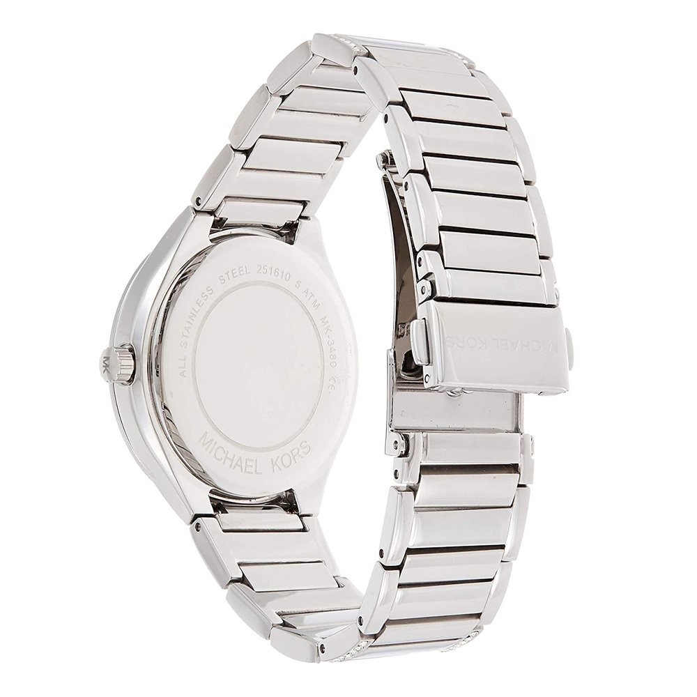 Michael Kors Kerry Mother of Pearl Dial Silver Strap Watch for Women - MK3480 Buy Now By Michael Kors