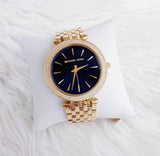 Michael Kors Darci Blue Dial Gold Steel Strap Watch for Women - MK3406 Buy Now By Michael Kors