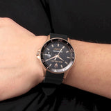 Maserati SFIDA Automatic Black Dial Black Rubber Strap Watch For Men - R8821140001 Buy Now By Maserati
