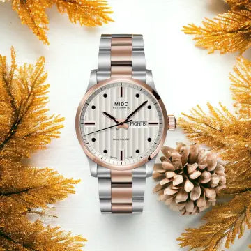 Mido Multifort Automatic Silver Dial Two Tone Steel Strap Watch For Men - M005.430.22.031.80 Buy Now By Mido