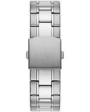 Guess Commander Chronograph Black Dial Silver Steel Strap Watch for Men - GW0056G1 Buy Now By Guess