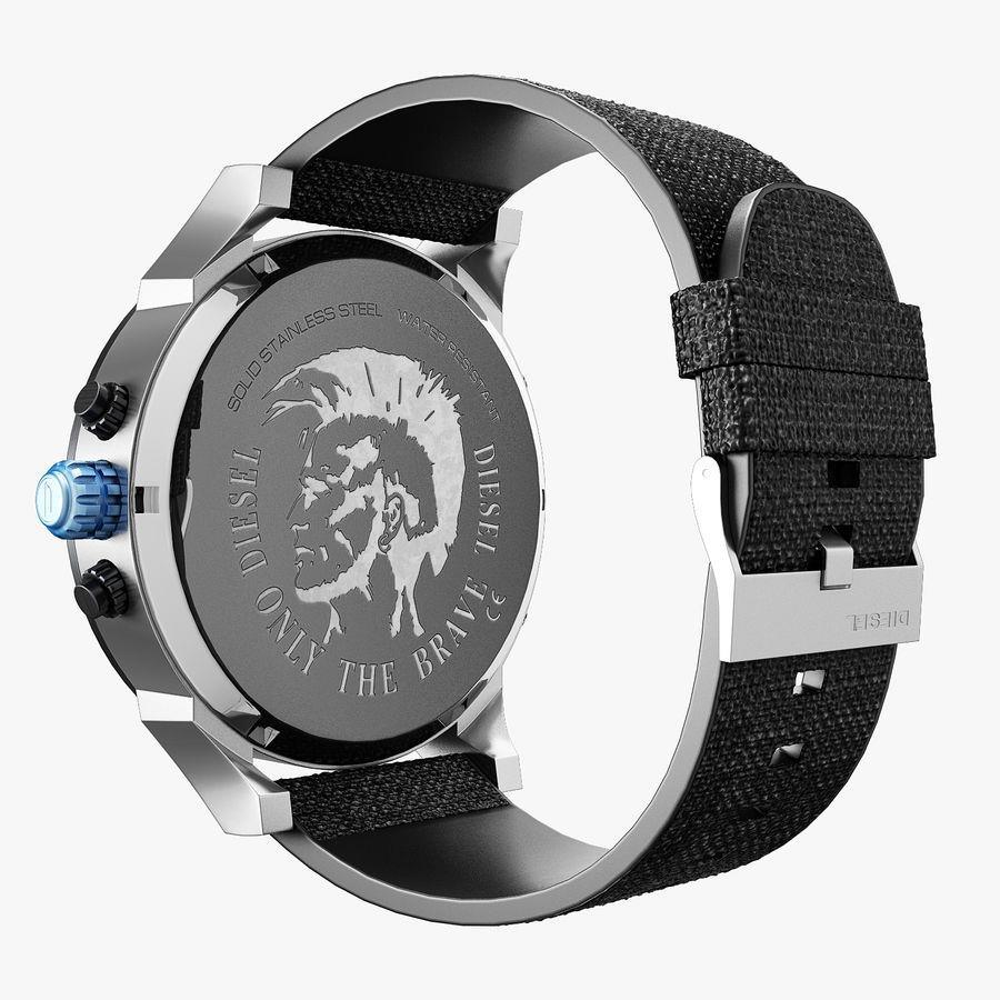 Diesel Mr Daddy 2.0 Chronograph Grey Dial Black Nylon Strap Watch For Men - DZ7420 Buy Now By Diesel