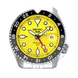 Seiko 5 Sport SKX GMT US Special Creation Automatic Yellow Dial Silver Steel Strap Watch for Men - SSK017K1 Buy Now By Seiko