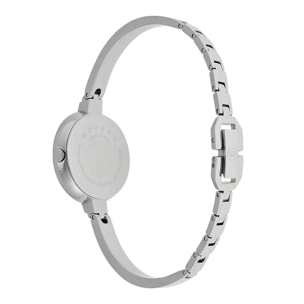 Movado Bela Museum Pink Dial Silver Steel Strap Watch For Women - 0606596 Buy Now By Movado