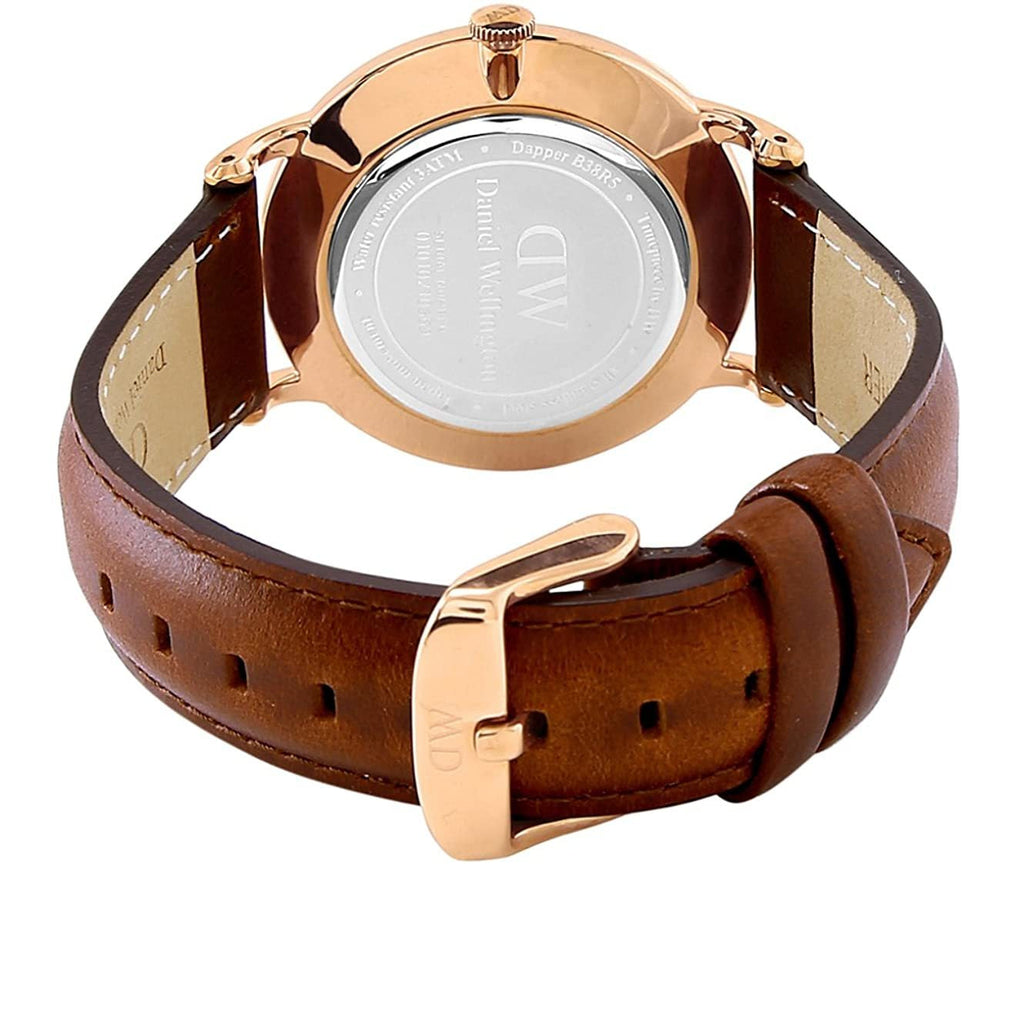 Daniel Wellington Dapper St Mawes White Dial Brown Leather Strap Watch For Women - DW00100091 Buy Now By Daniel Wellington