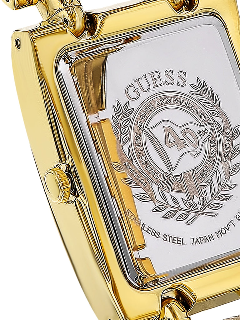 Guess Mod G Gold Dial Gold Steel Strap Watch for Women - GW0294L2 Buy Now By Guess