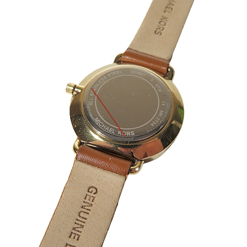 Michael Kors Portia Quartz White Dial Brown Leather Strap Watch For Women - MK2734 Buy Now By Michael Kors