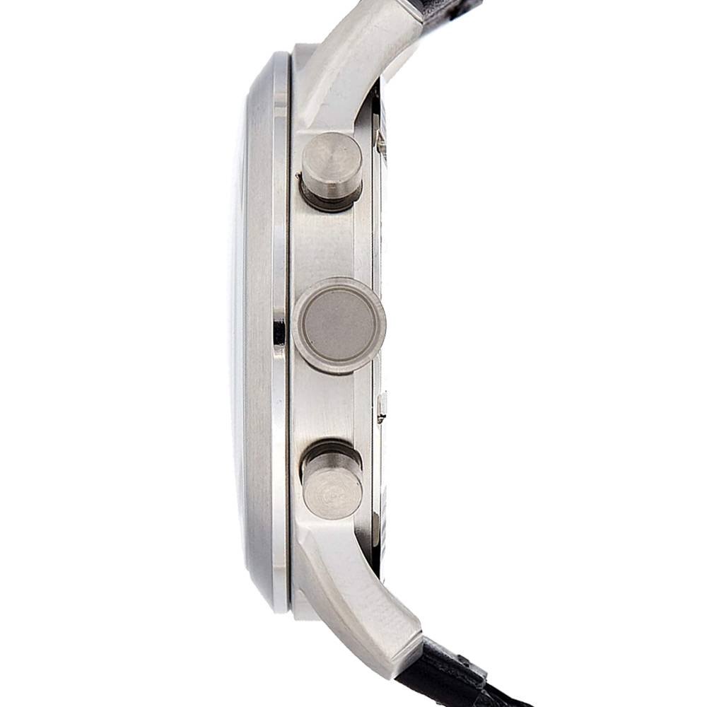 Fossil Pilot 54 Chronograph Black Dial Black Leather Strap Watch for Men - FS5181 Buy Now By Fossil