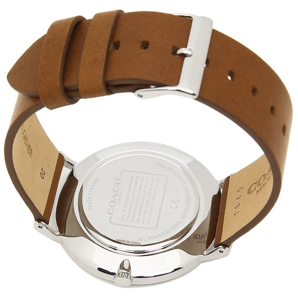 Coach Charles Blue Dial Brown Leather Strap Watch for Men - 14602151 Buy Now By Coach
