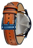 Fossil Grant Chronograph Blue Dial Brown Leather Strap Watch for Men - FS5151 Buy Now By Fossil