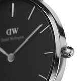 Daniel Wellington Classic Petite Reading Black Dial Black Leather Strap Watch For Women - DW00100179 Buy Now By Daniel Wellington