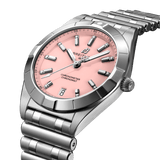 Breitling Chronomat 32 Diamonds Pink Dial Silver Steel Strap Watch for Women - A77310101K1A1 Buy Now By Breitling