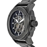 Fossil Modern Machine Automatic Silver Dial Black Steel Strap Watch for Men - ME3080 Buy Now By Fossil