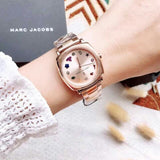 Marc Jacobs Mandy Rose Gold Dial Rose Gold Steel Strap Watch for Women - MJ3550 Buy Now By Marc Jacobs