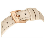 Swarovski Certa Crystals Silver Dial Beige Leather Strap Watch for Women - 5672968 Buy Now By Swarovski
