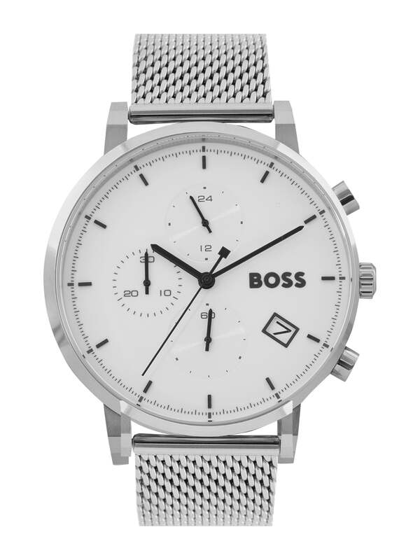 Hugo Boss Skymaster White Dial Silver Mesh Bracelet Watch for Men - 1513933 Buy Now By Hugo Boss