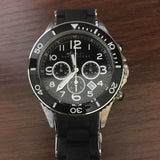 Marc Jacobs Rock Chronograph Black Dial Black Silicone Strap Watch for Women - MBM2551 Buy Now By Marc Jacobs
