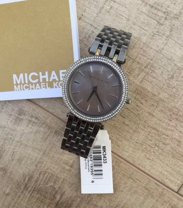 Michael Kors Darci Quartz Mother of Pearl Grey Dial Grey Steel Strap Watch For Women - MK3433 Buy Now By Michael Kors
