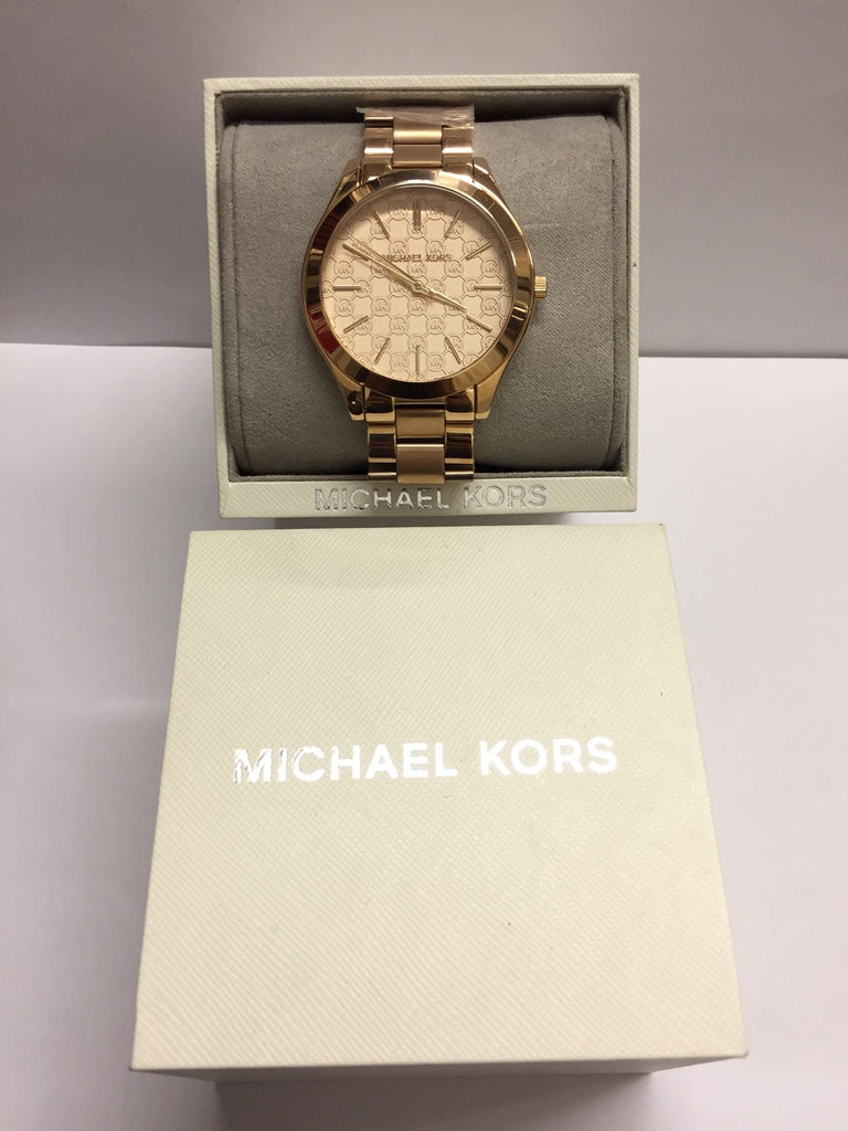 Michael Kors Runway Rose Gold Dial Rose Gold Steel Strap Watch for Women - MK3336 Buy Now By Michael Kors