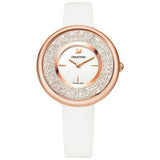 Swarovski Crystalline Pure White Dial White Leather Strap Watch for Women - 5376083 Buy Now By Swarovski