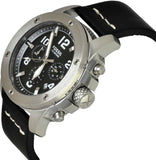 Fossil Modern Machine Chronograph Black Dial Black Leather Strap Watch for Men - FS4928 Buy Now By Fossil