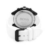 Hugo Boss Velocity Black Dial White Rubber Strap Watch for Men - 1513718 Buy Now By Hugo Boss