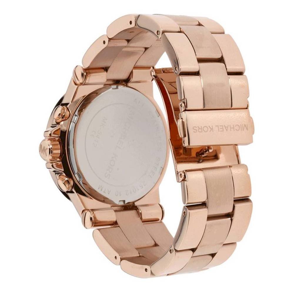 Michael Kors Dylan Rose Gold Dial Rose Gold Steel Strap Watch for Women - MK5412 Buy Now By Michael Kors