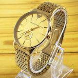 Emporio Armani Classic Silver Dial Two Tone Steel Strap Watch For Men - AR1839 Buy Now By Emporio Armani