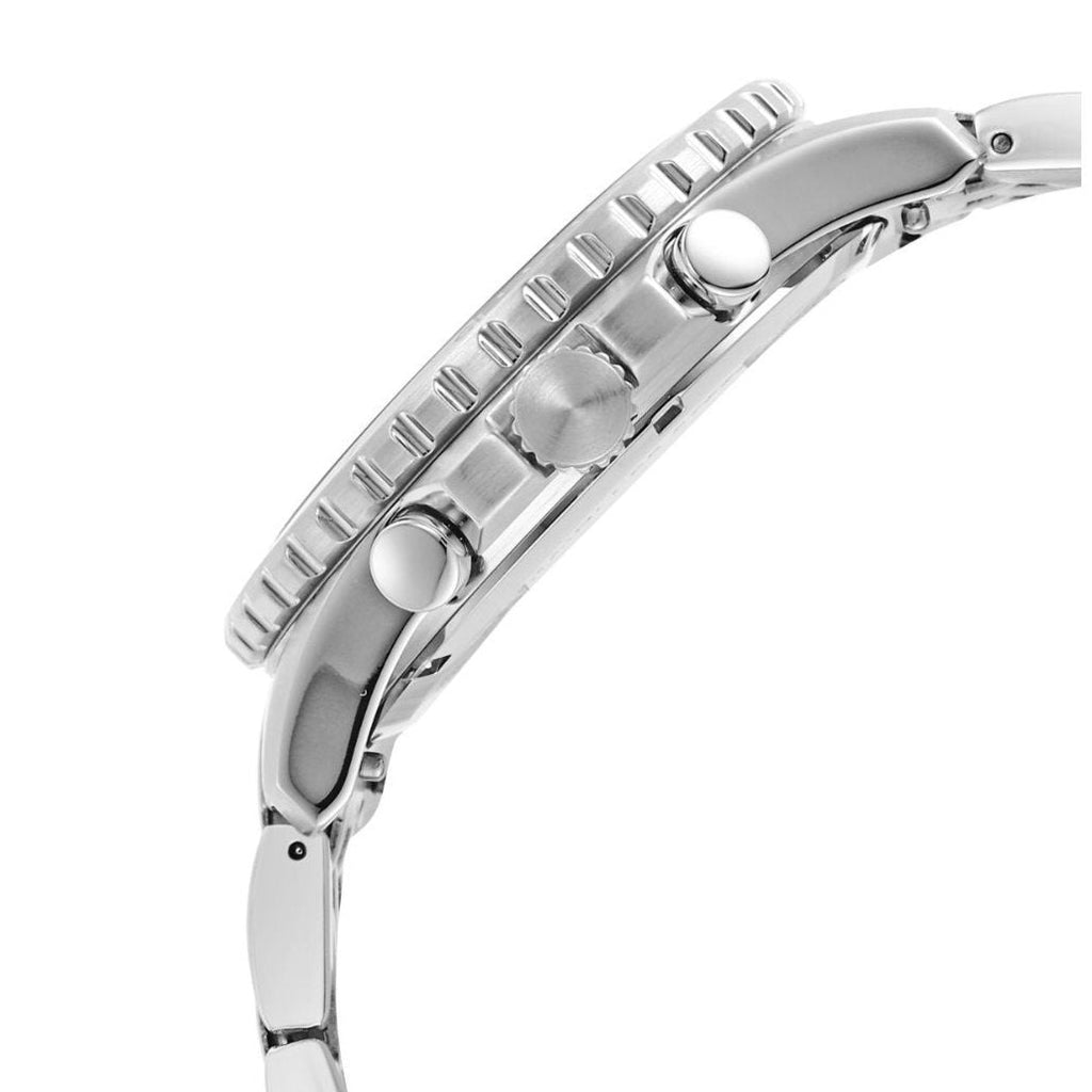 Fossil FB-01 Chronograph Black Dial Silver Steel Strap Watch for Men - FS5827 Buy Now By Fossil