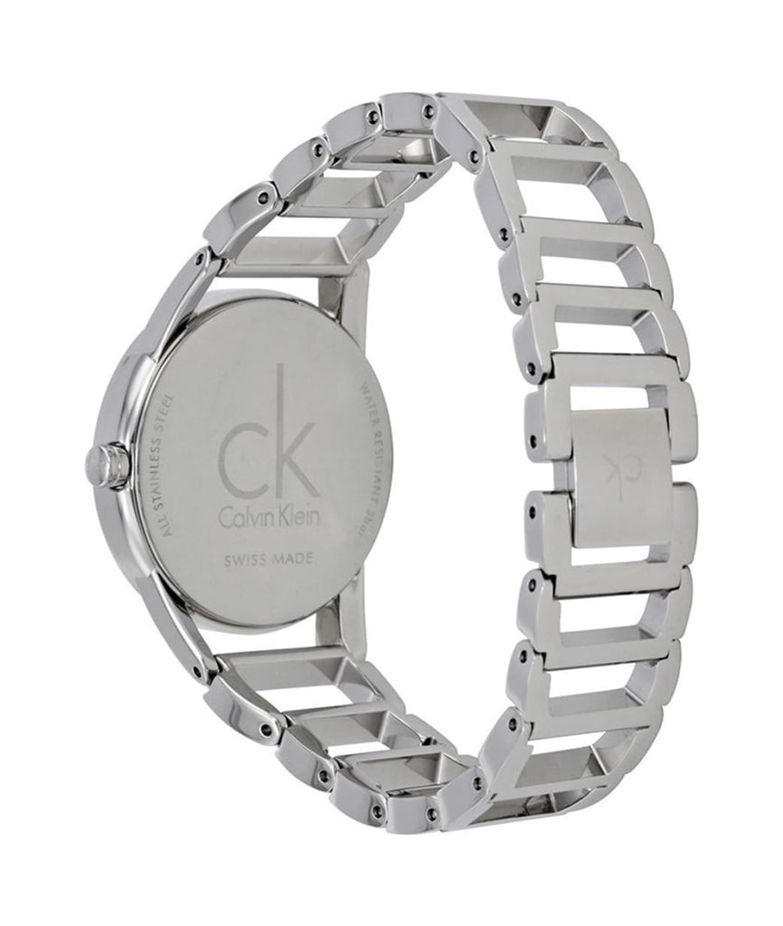 Calvin Klein Stately Silver Dial Silver Steel Strap Watch for Women - K3G2312W Buy Now By Calvin Klein