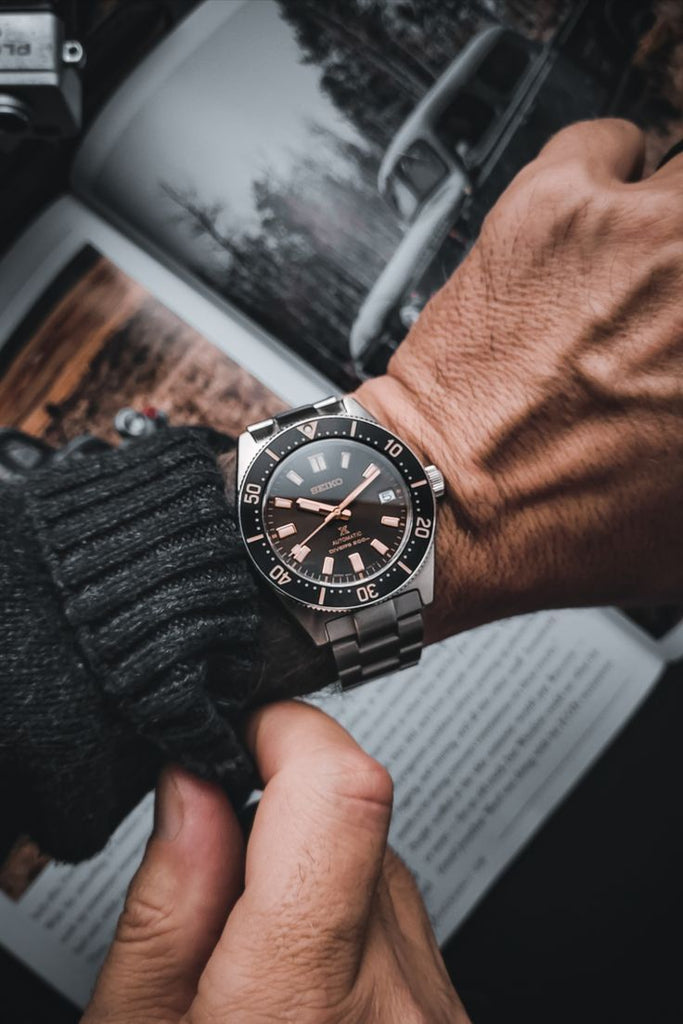 Seiko Prospex 1965 Diver's Modern Re-Interpretation Automatic Brown Dial Black Rubber Strap Watch For Men - SPB147J1 Buy Now By Seiko