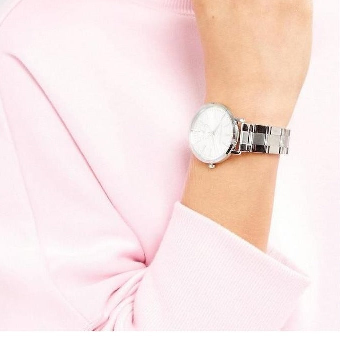 Michael Kors Jaryn Quartz Silver Dial Silver Steel Strap Watch For Women - MK3499 Buy Now By Michael Kors