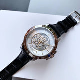 Maserati Ingegno Automatic Black Skeleton Dial Black Leather Strap Watch For Men - R8821119002 Buy Now By Maserati