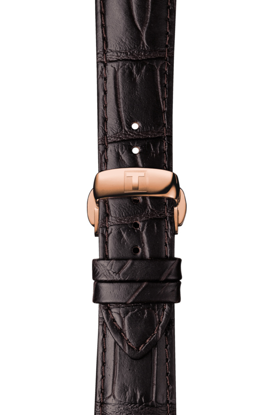 Tissot Chemin Des Tourelles Powermatic 80 Cosc Silver Dial Brown Leather Strap Watch For Men - T099.408.36.038.00 Buy Now By Tissot