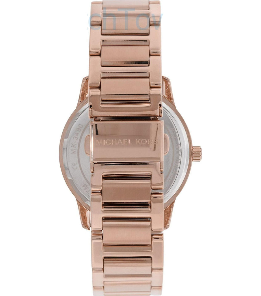 Michael Kors Hartman Rose Gold Dial Rose Gold Steel Strap Watch For Women - MK3491 Buy Now By Michael Kors