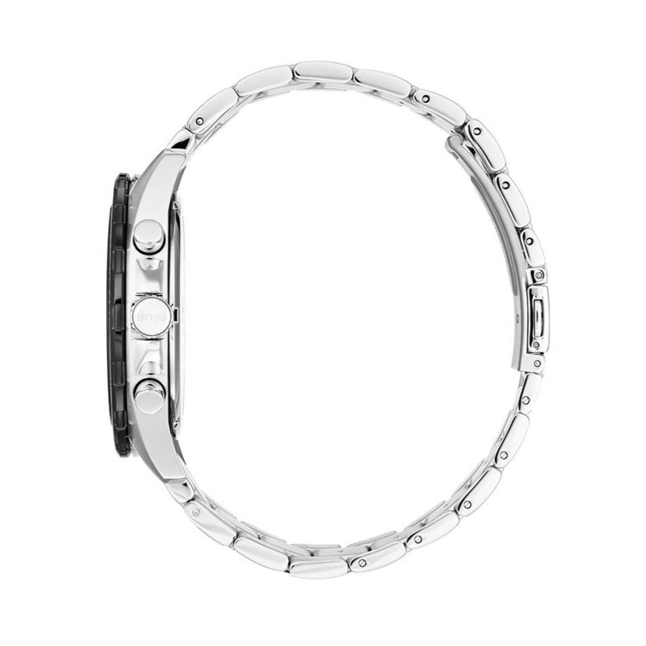 Hugo Boss Intensity Chronograph Black Dial Silver Steel Strap Watch For Men - 1513680 Buy Now By Hugo Boss