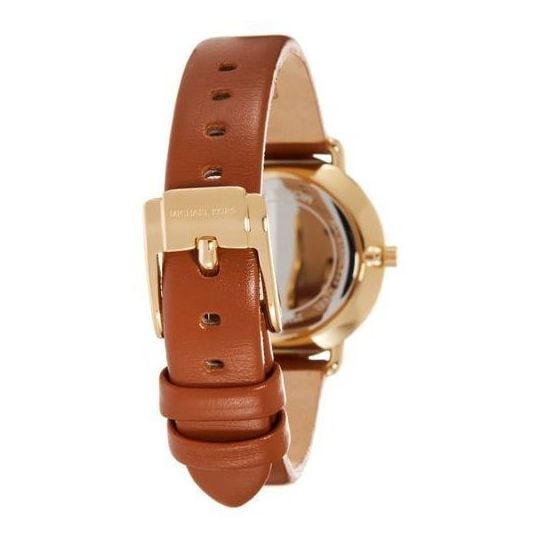 Michael Kors Portia Quartz White Dial Brown Leather Strap Watch For Women - MK2734 Buy Now By Michael Kors