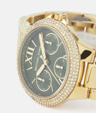 Michael Kors Camille Multifunction Green Dial Gold Steel Strap Watch For Women - MK6981 Buy Now By Michael Kors