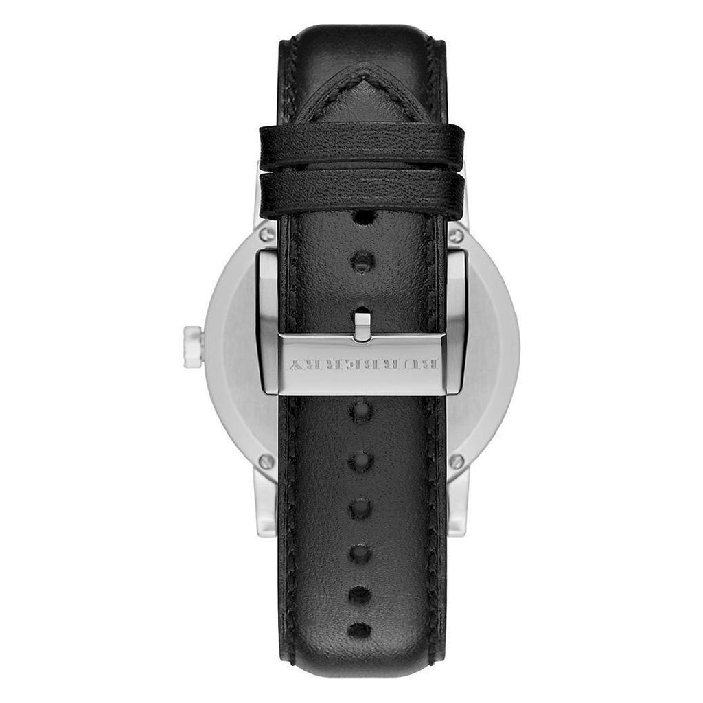 Burberry The City Black Dial Black Leather Strap Watch for Men - BU9009 Buy Now By Burberry
