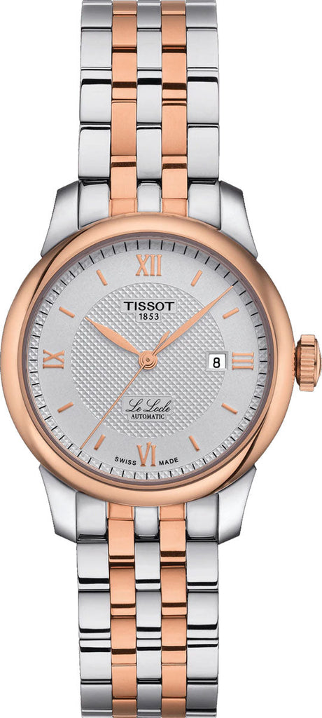 Tissot T Classic Le Locle Automatic Silver Dial Two Tone Steel Strap Watch For Women - T006.207.22.038.00 Buy Now By Tissot