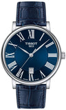 Tissot Carson Premium Blue Dial Blue Leather Strap Watch For Men - T122.410.16.043.00 Buy Now By Tissot