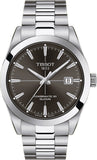 Tissot Gentleman Powermatic 80 Silicium Black Dial Silver Steel Strap Watch For Men - T127.407.11.061.01 Buy Now By Tissot