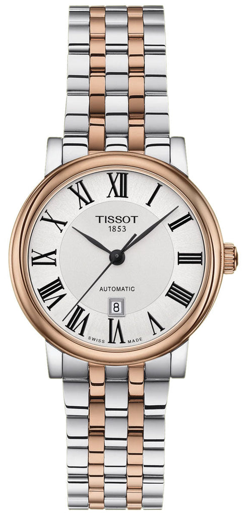 Tissot T Classic Carson Premium 30 White Dial Two Tone Steel Strap Watch for Women - T122.207.22.033.00 Buy Now By Tissot