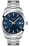Tissot Gentleman Blue Dial Silver Steel Strap Watch For Men - T127.410.11.041.00 Buy Now By Tissot