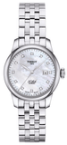 Tissot Le Locle Automatic Diamonds Mother of Pearl Dial Silver Steel Strap Watch For Women - T006.207.11.116.00 Buy Now By Tissot