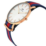 Daniel Wellington Classic Oxford White Dial Two Tone NATO Strap Watch For Men - DW00100001 Buy Now By Daniel Wellington